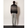 Wool, silk and cashmere cardigan