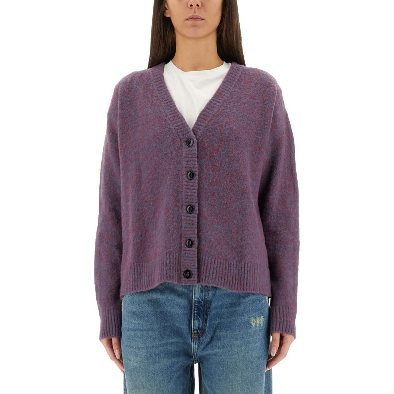 MELANGE CROP CARDIGAN
