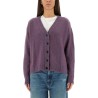 MELANGE CROP CARDIGAN