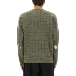 SWEATSHIRT WITH WORN EFFECT