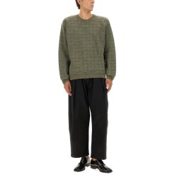 SWEATSHIRT WITH WORN EFFECT