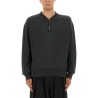 THREE-QUARTER ZIPPER SWEATSHIRT