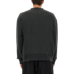 THREE-QUARTER ZIPPER SWEATSHIRT