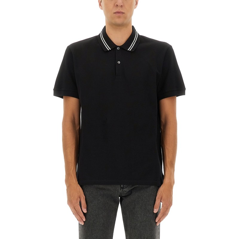 POLO SHIRT WITH LOGO ON THE COLLAR