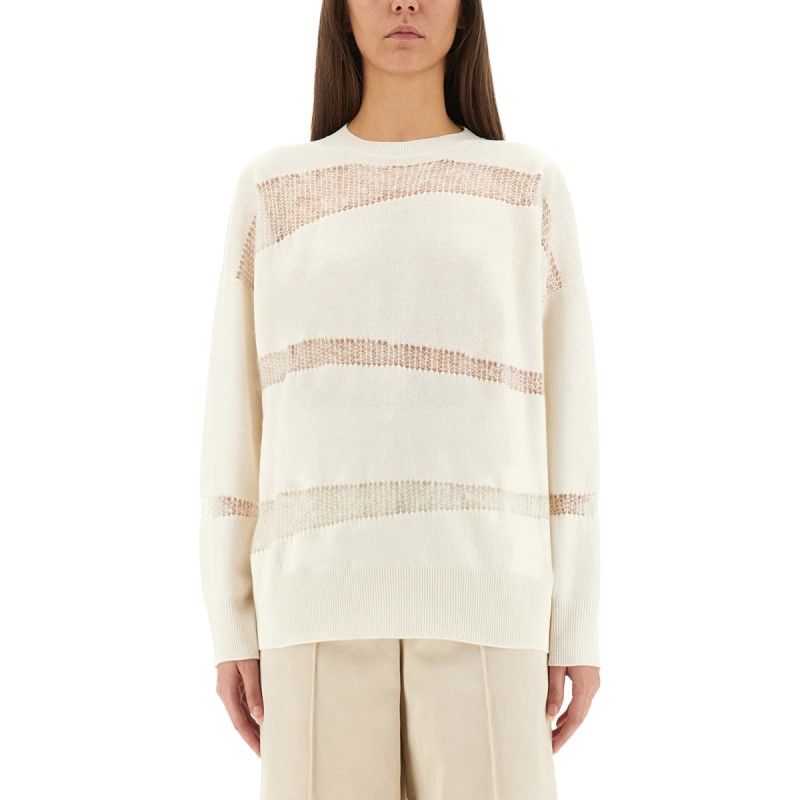 PLATINUM AND MOHAIR KNIT