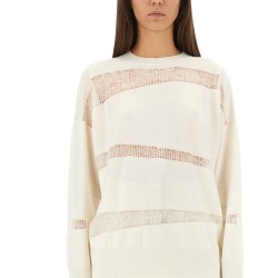 PLATINUM AND MOHAIR KNIT