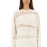 PLATINUM AND MOHAIR KNIT
