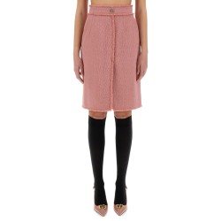 "RACHEL" TWEED MIDI SKIRT