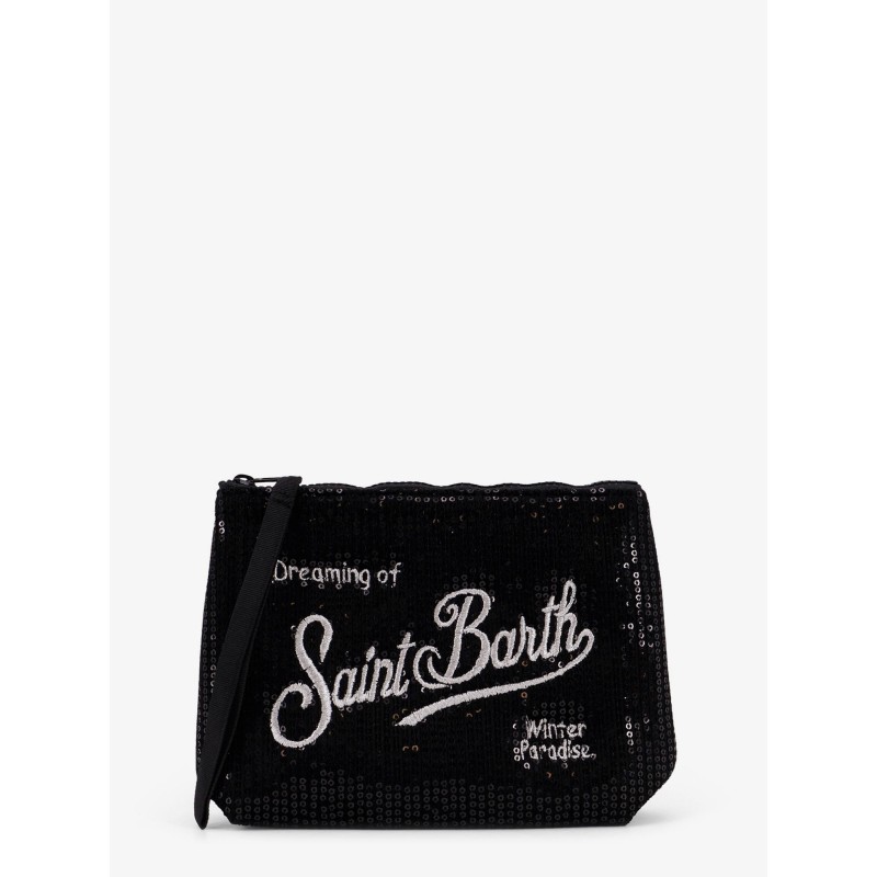 Aline Velvet Paillettes clutch