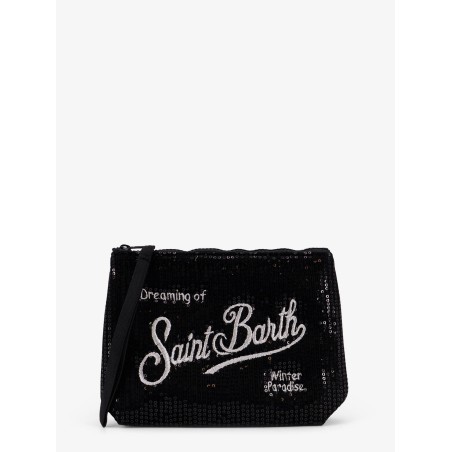 Aline Velvet Paillettes clutch