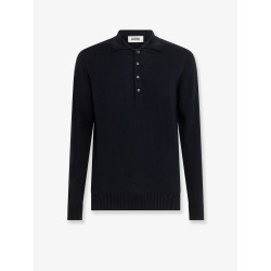 Wool polo shirt