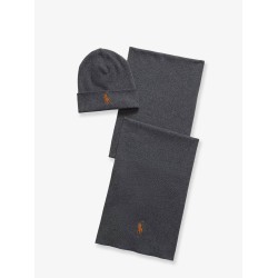 Cotton hat and scarf set