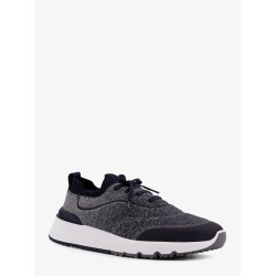 Low-top cotton knit sneakers
