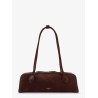 Teckel Medium Suede Shoulder Bag