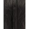 Laminar padded and quilted sleeveless jacket