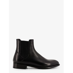 Leather ankle boots