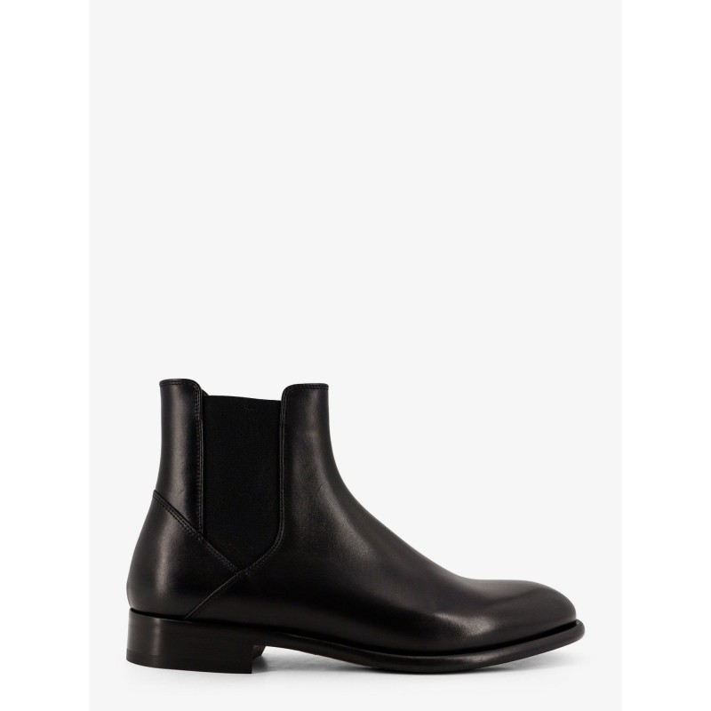 Leather ankle boots