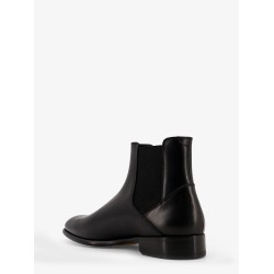 Leather ankle boots