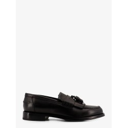 Leather loafers with tassels