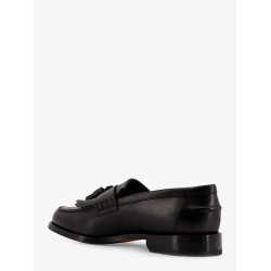 Leather loafers with tassels