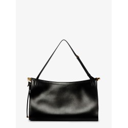 Le Click East West Large leather shoulder bag