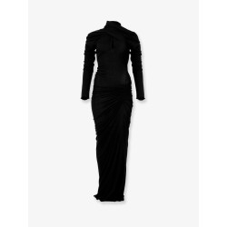 Grès stretch cotton long dress