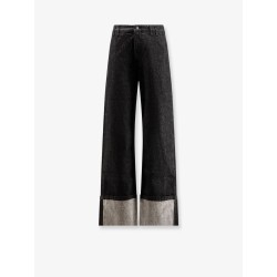 Cuff Raw cotton jeans