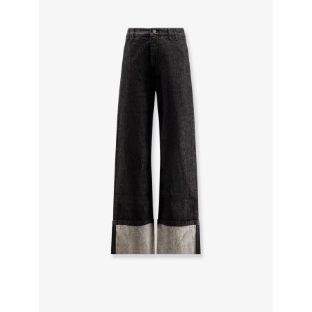 Cuff Raw cotton jeans
