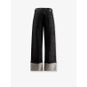 Cuff Raw cotton jeans