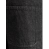 Cuff Raw cotton jeans