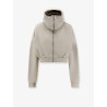 Cropped Full Zip cotton sweatshirt