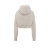 Cropped Full Zip cotton sweatshirt