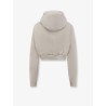 Cropped Full Zip cotton sweatshirt