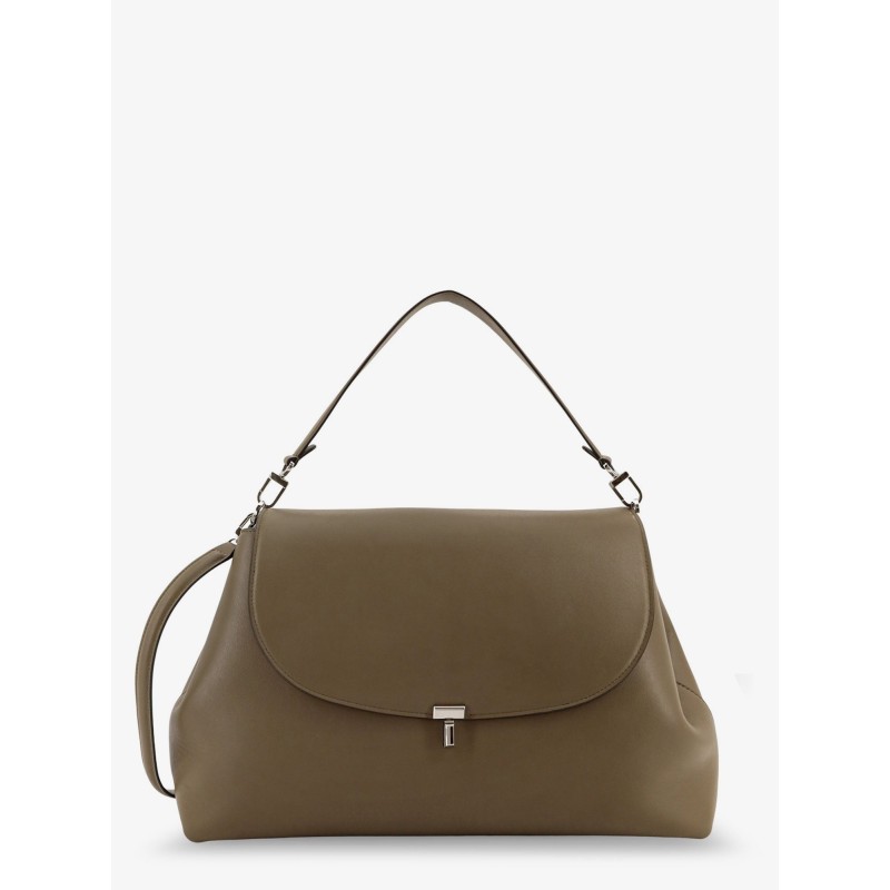 T-Lock leather shoulder bag