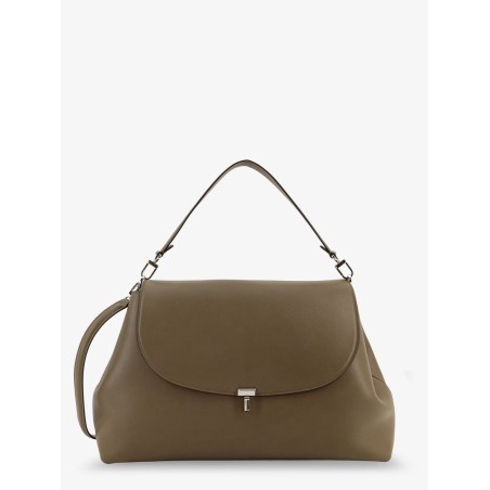T-Lock leather shoulder bag