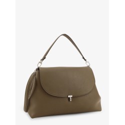 T-Lock leather shoulder bag