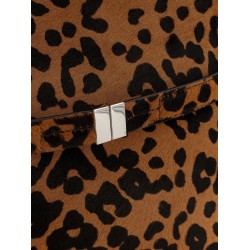 Belted Pony Hair Bucket Bag