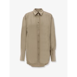 Viscose and wool shirt