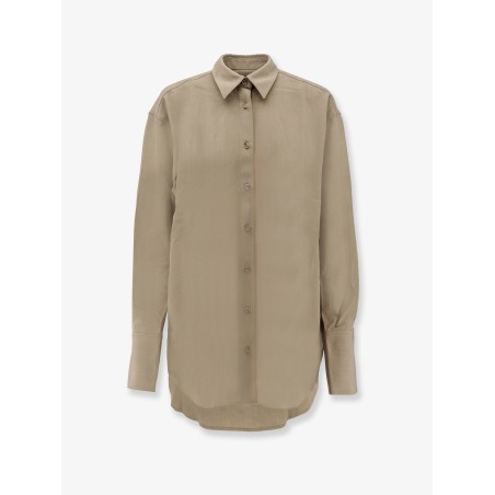 Viscose and wool shirt