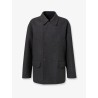 Double-breasted wool felt peacoat