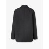 Double-breasted wool felt peacoat