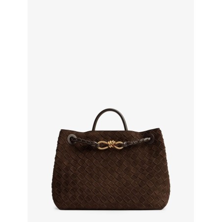 Andiamo suede shoulder bag with Knot detail