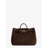 Andiamo suede shoulder bag with Knot detail