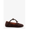 Le Teckel Suede Ballet Flats
