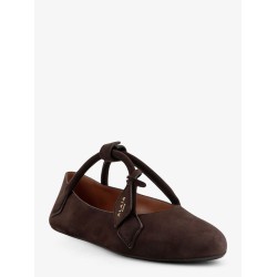 Le Teckel Suede Ballet Flats
