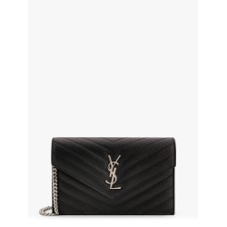 Envelope leather shoulder bag
