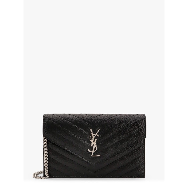 Envelope leather shoulder bag