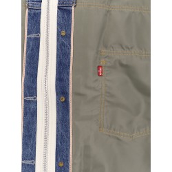 Levi's x Sacai reversible denim and nylon bomber jacket