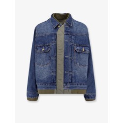 Levi's x Sacai reversible denim and nylon bomber jacket