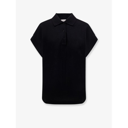 Cotton blend polo shirt with logo